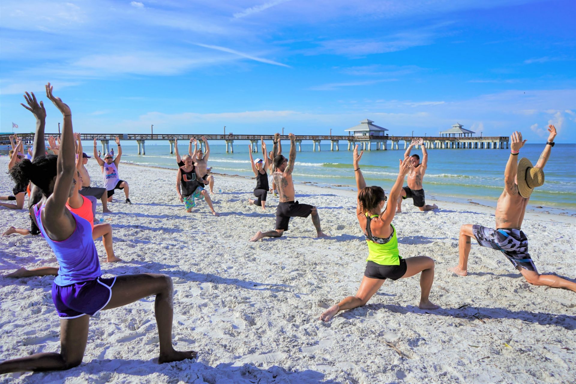 Yoga Class on Venice Beach