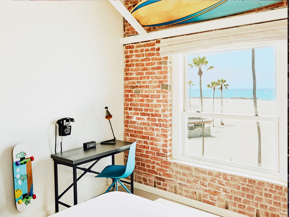 Venice V guest room with view of pacific ocean