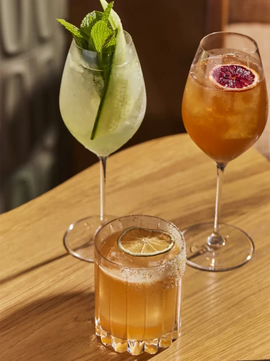 Drinks at NeueHouse Venice.